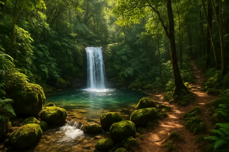 Cachoeira das bromélias: Um Paraíso Natural