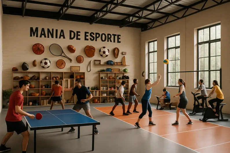Descubra a Mania de Esporte Descubra a Mania de Esporte