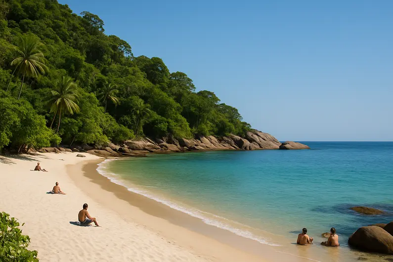 Descubra a Praia do Meio em Paraty - Uma Joia Próxima ao Centro