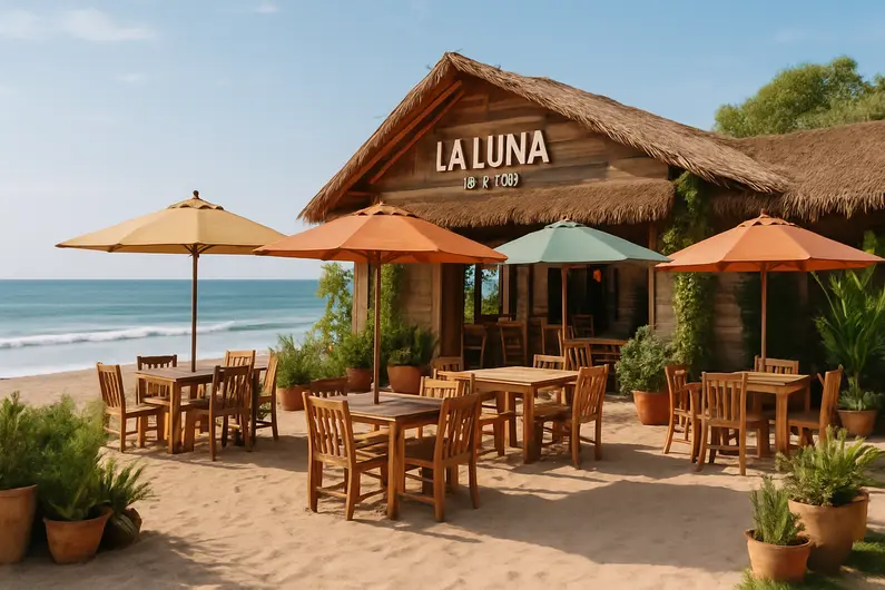 Descubra o La Luna Bistrô de praia