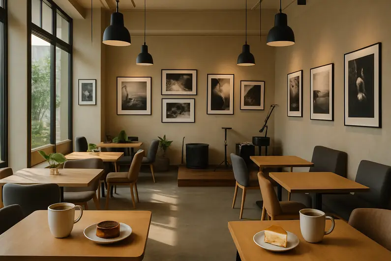 Descubra o MAJOR TOM photo gallery. café. music