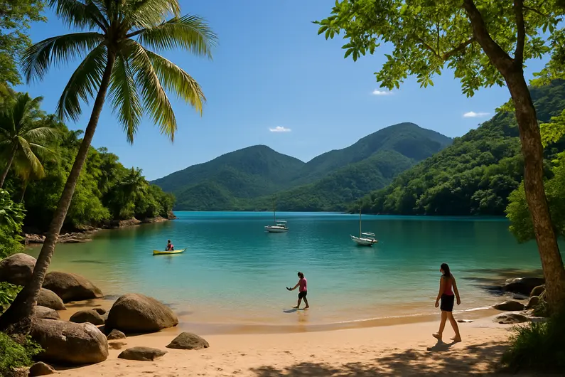 Explorando as Praias do Saco do Mamanguá em Paraty