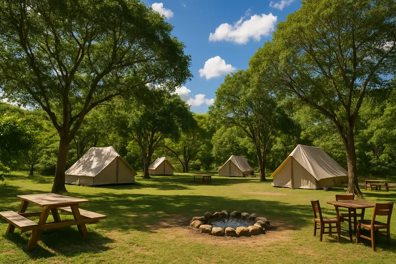 Explorando o Camping Rancho Mariá