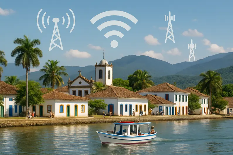 Internet e Chip: Conectividade em Paraty Internet e Chip: Conectividade em Paraty
