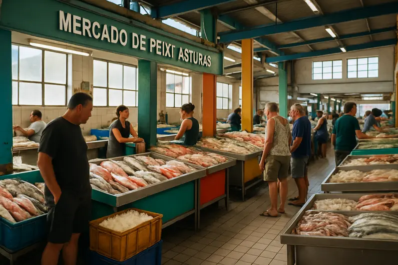 Mercado de Peixe Astúrias: Um Paraíso para os Amantes de Frutos do Mar