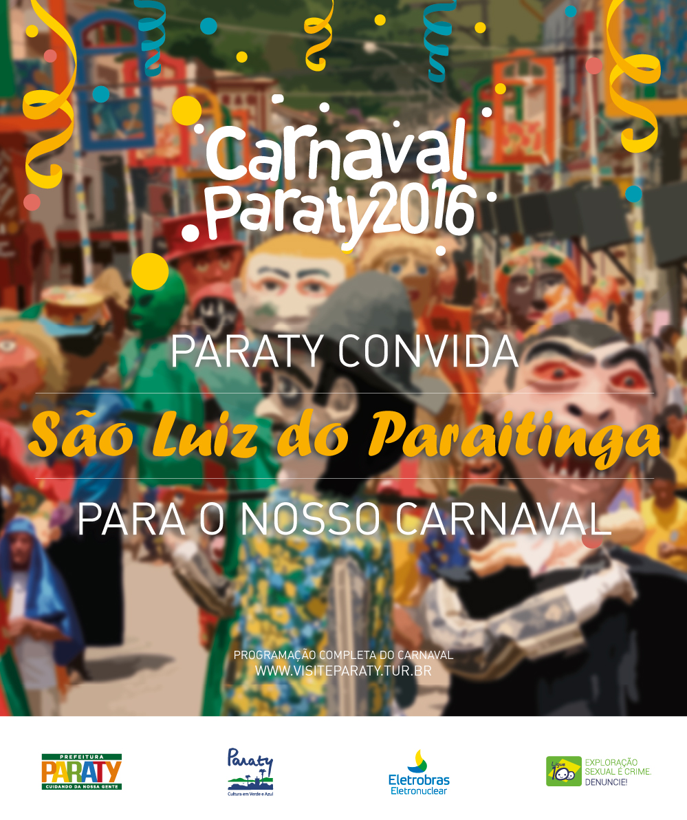 Paraty convida São Luiz do Paraitinga para o Carnaval 2016