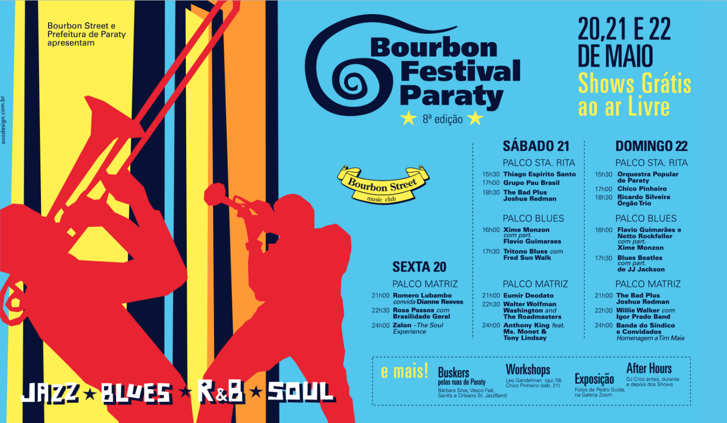 Programação completa Bourbon Festival Paraty 2016