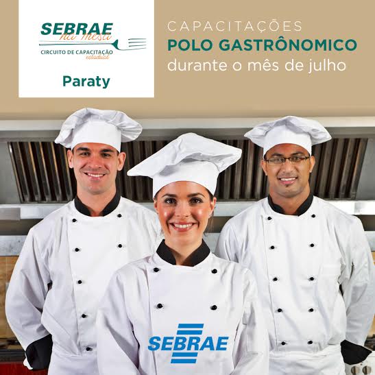 O Projeto Sebrae na Mesa, realiza o circuito estadual de capacitações no setor de bares e restaurantes