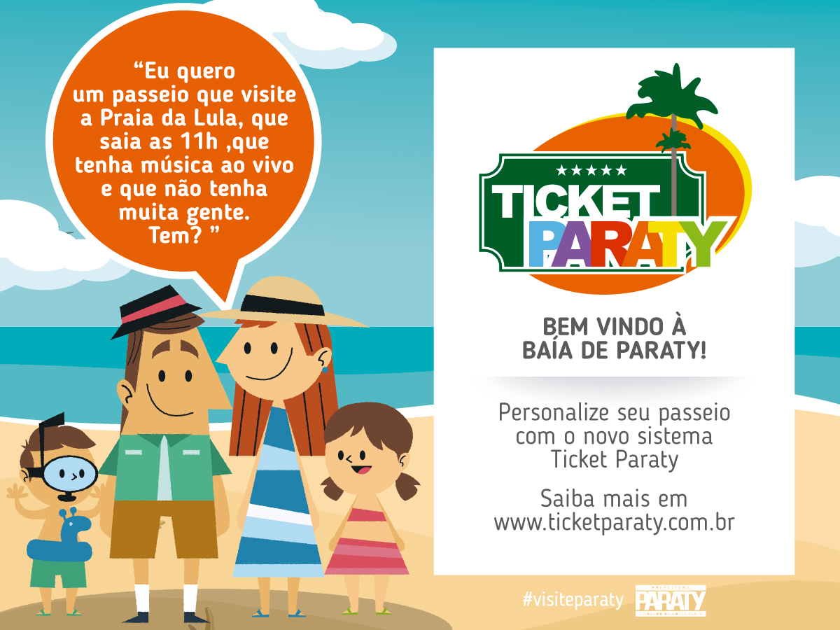 Paraty apresenta sua plataforma digital de emissão de bilhetes para passeios náuticos