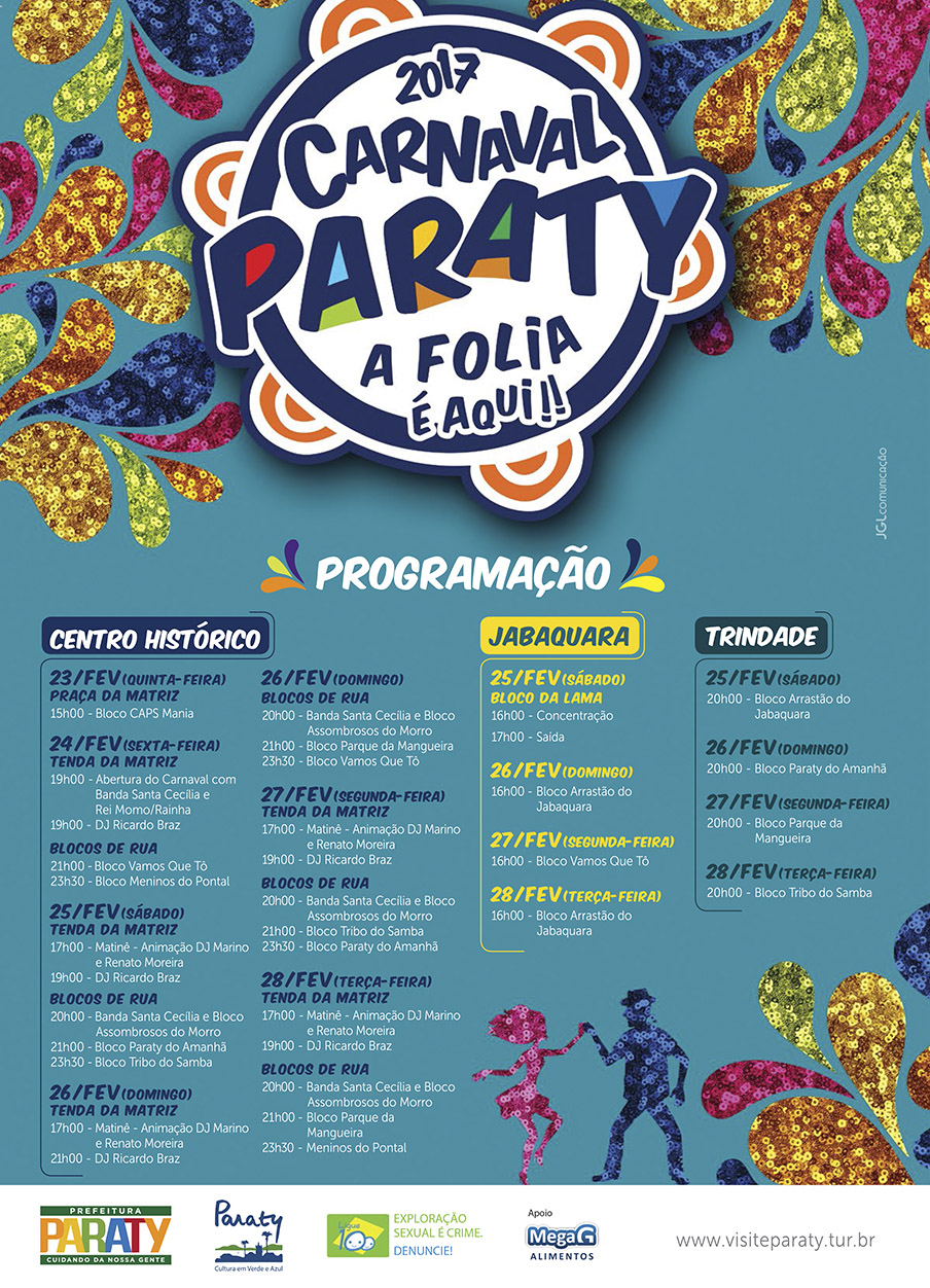 Programação Carnaval 2017