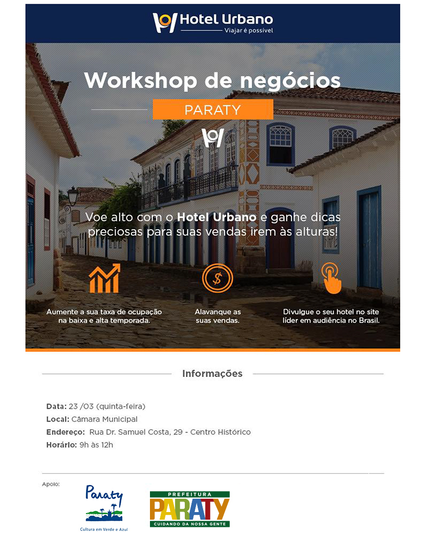 Workshop de Negócios Hotel Urbano