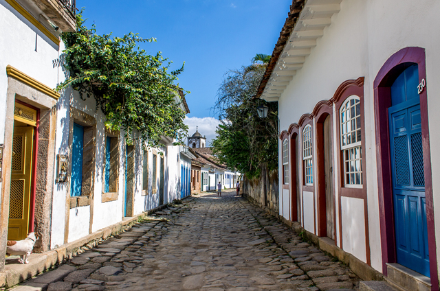 Calçamento do Centro Histórico de Paraty