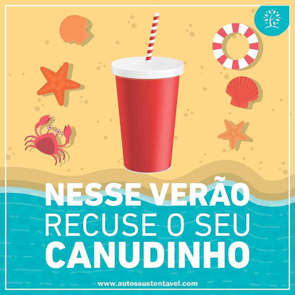 Nesse verão recuse o canudinho