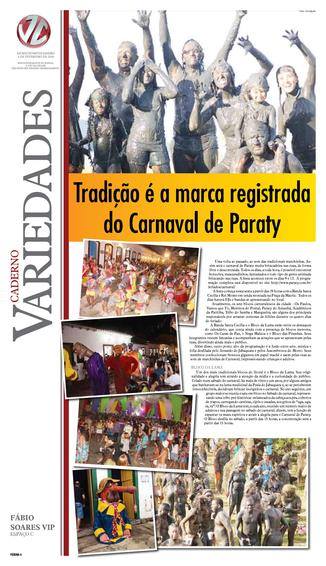 Carnaval de Paraty é destaque no Jornal A Voz da Cidade