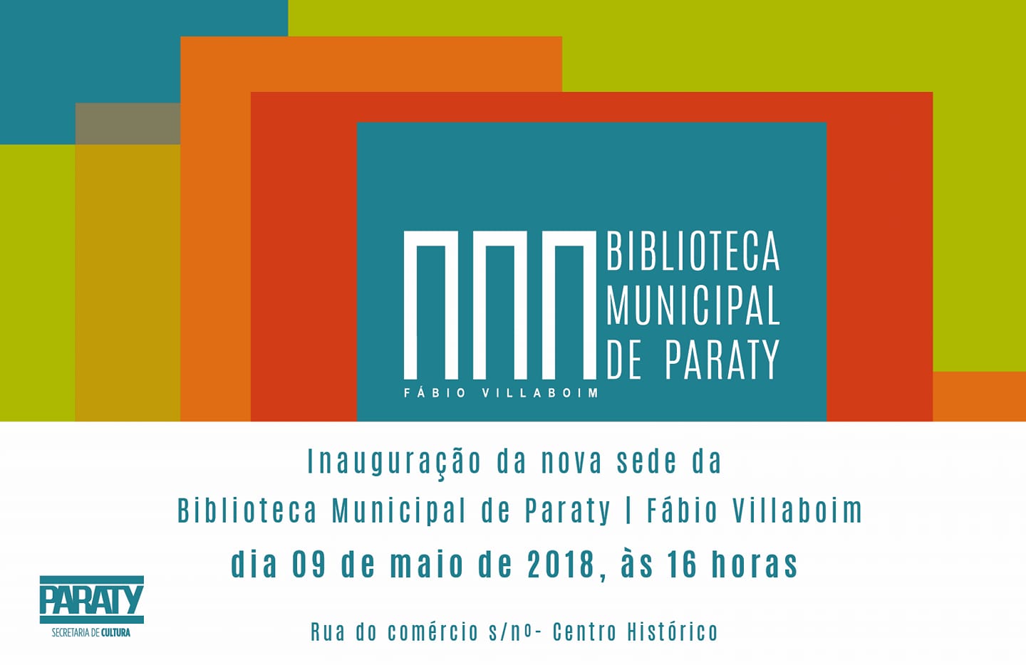 Nova sede da Biblioteca Municipal de Paraty Fábio Villaboim