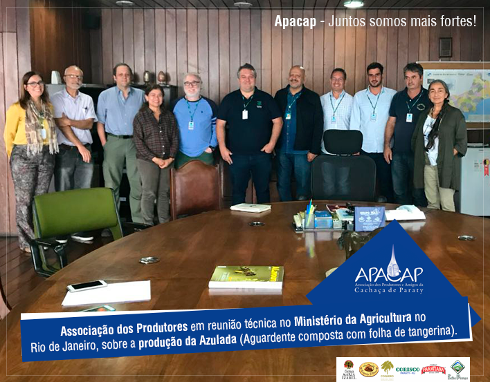 Reunião técnica sobre a produção da Azulada