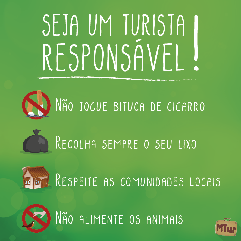 Seja um turismo responsável