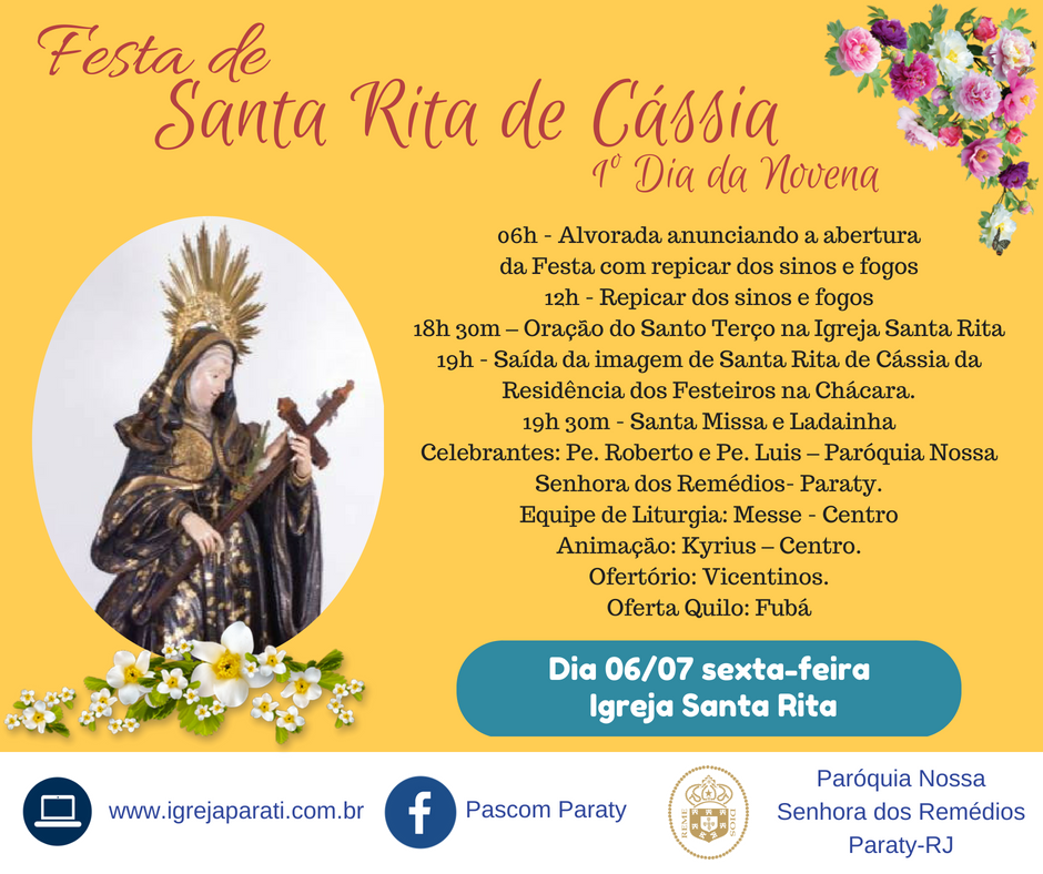 Festa de Santa Rita – Novena