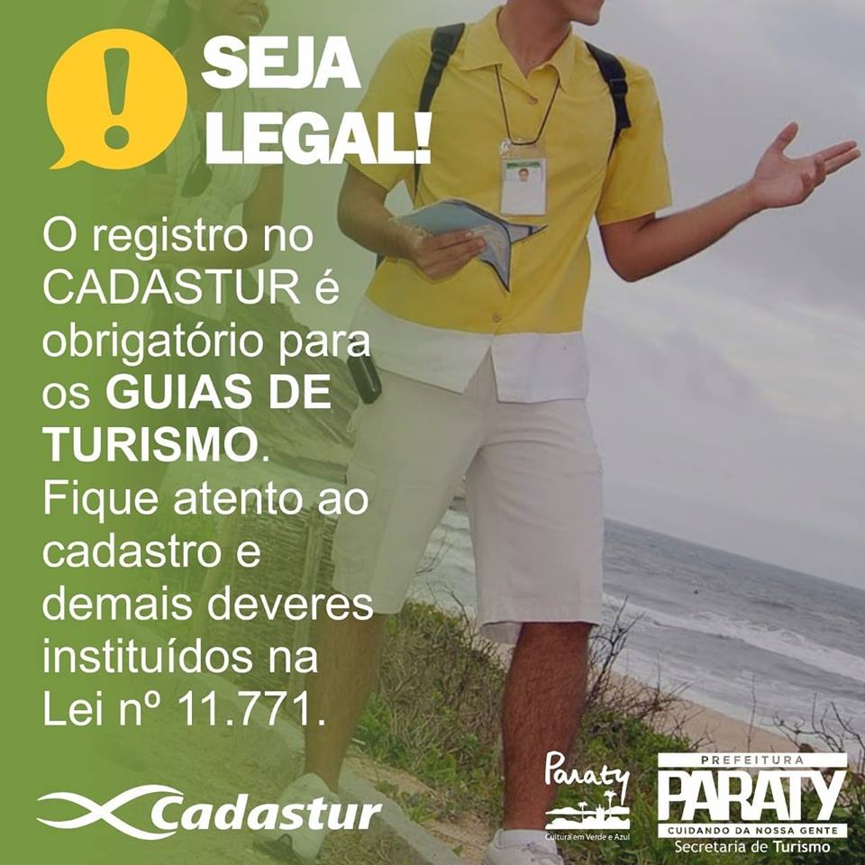 Seja legal – guias turísticos