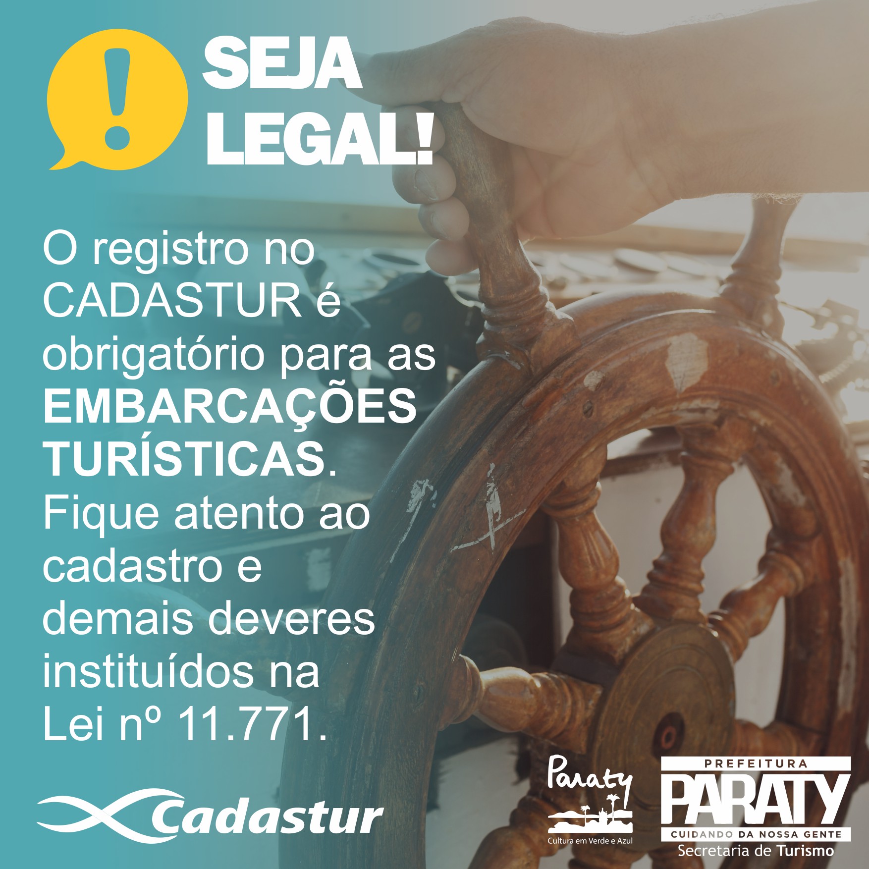 Seja legal – Embarcações