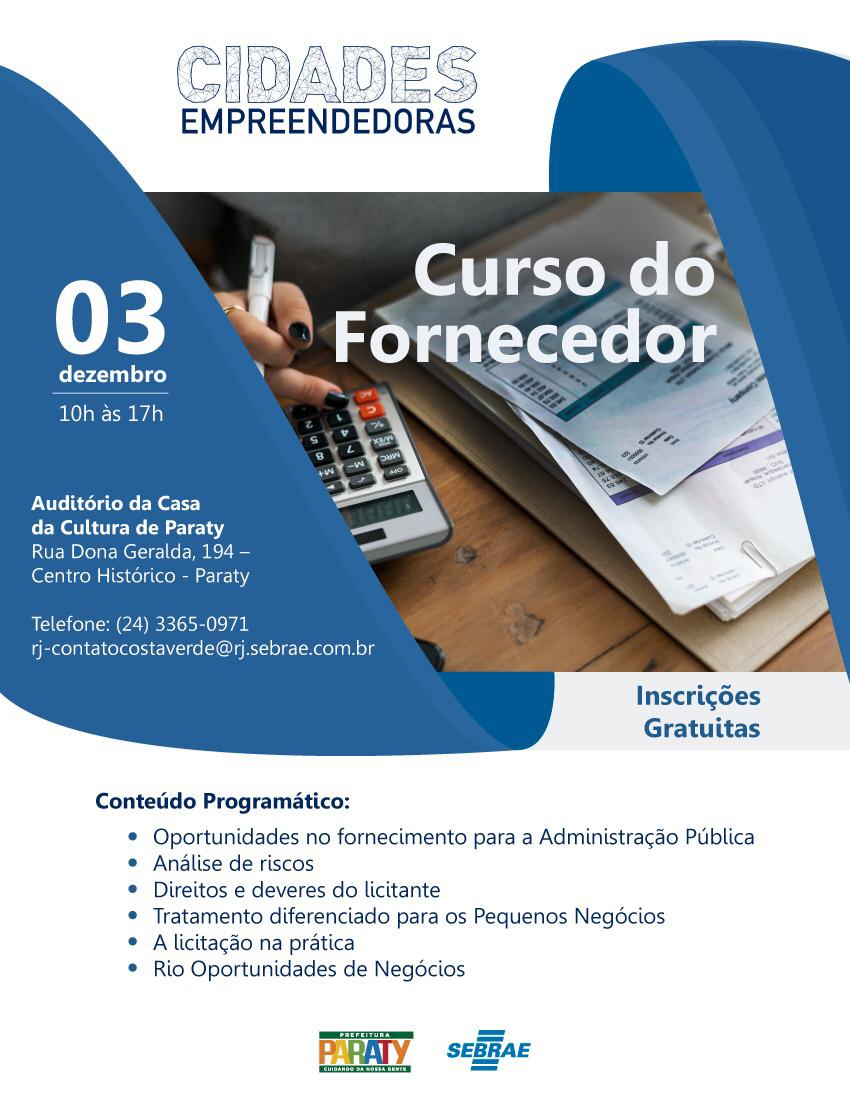 Curso do Fornecedor SEBRAE