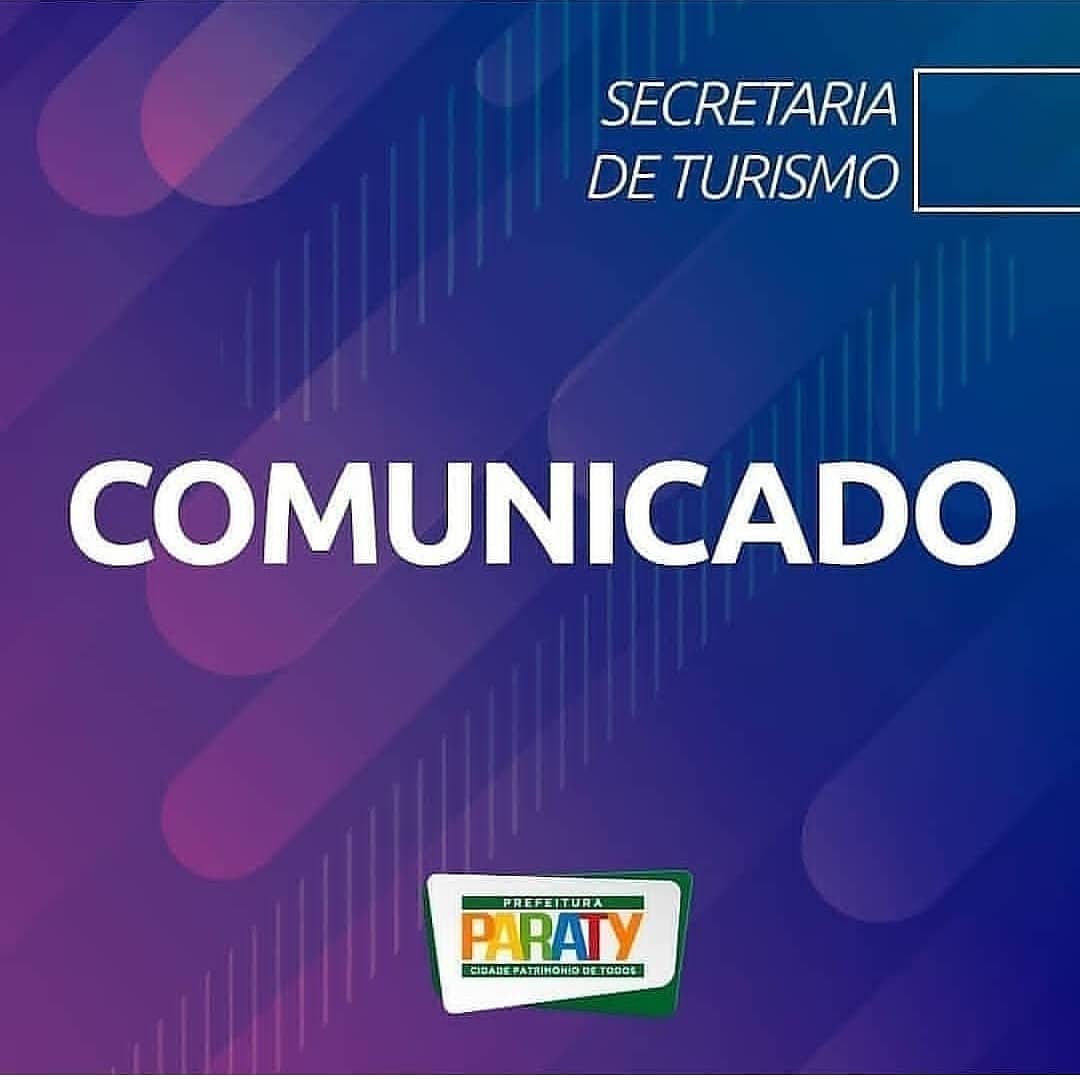 Comunicado Secretaria de Turismo