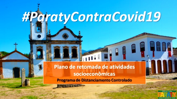 Programa de distanciamento controlado em Paraty