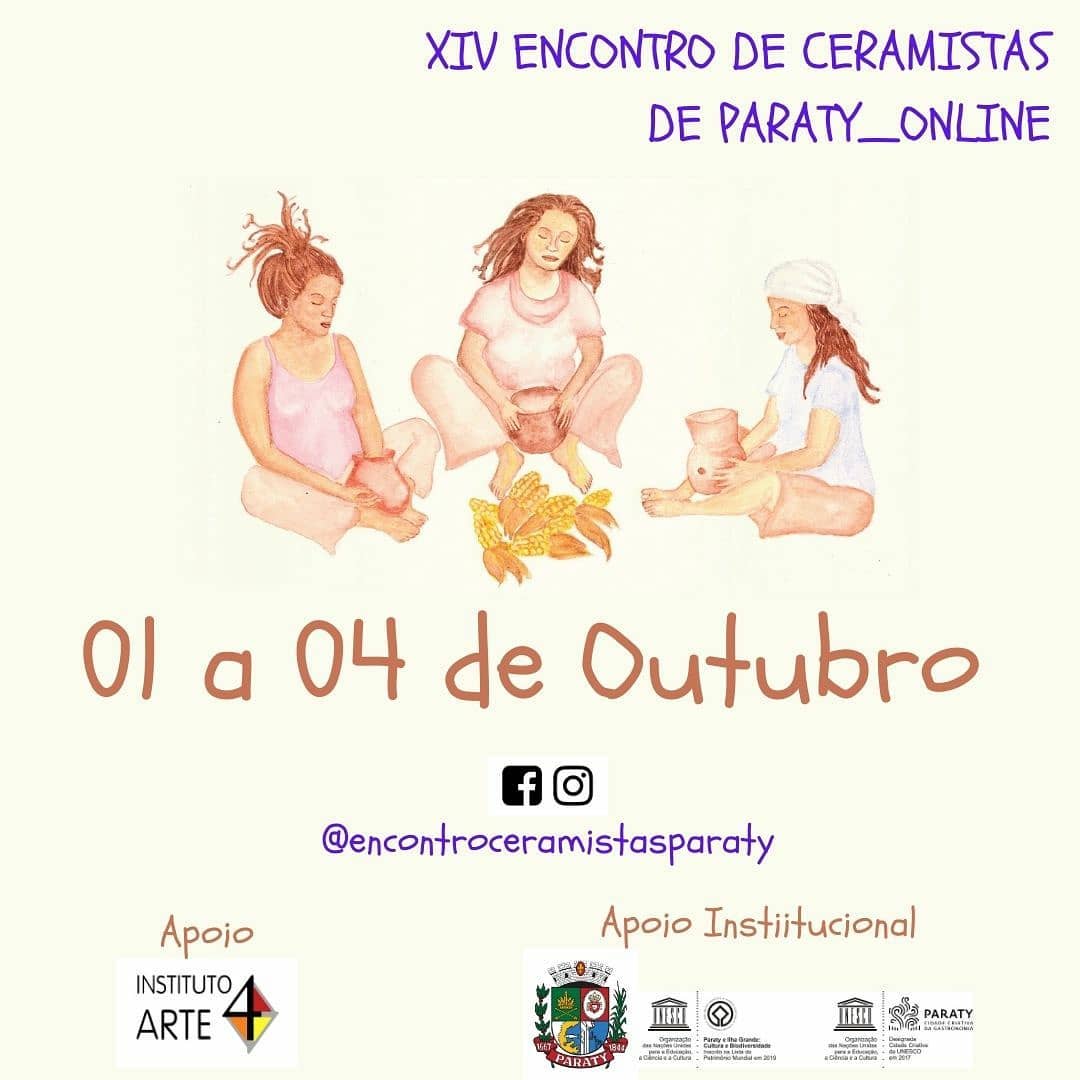 XIV Encontro de Ceramistas em Paraty – Online