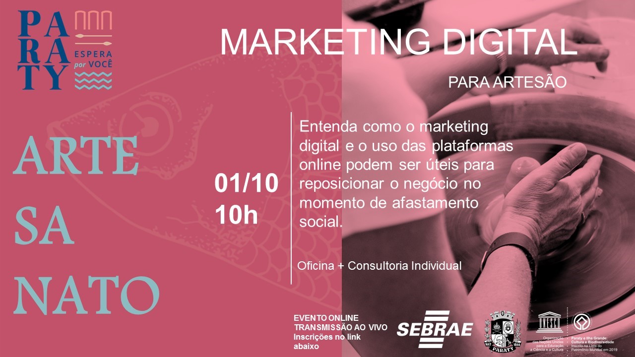 Oficina online – Marketing Digital para ARTESÃOS