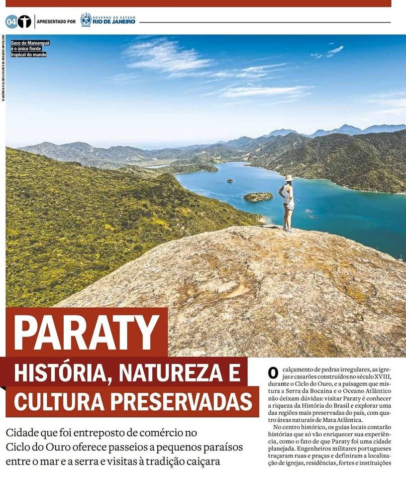 Paraty é destaque na revista Turismo Consciente RJ