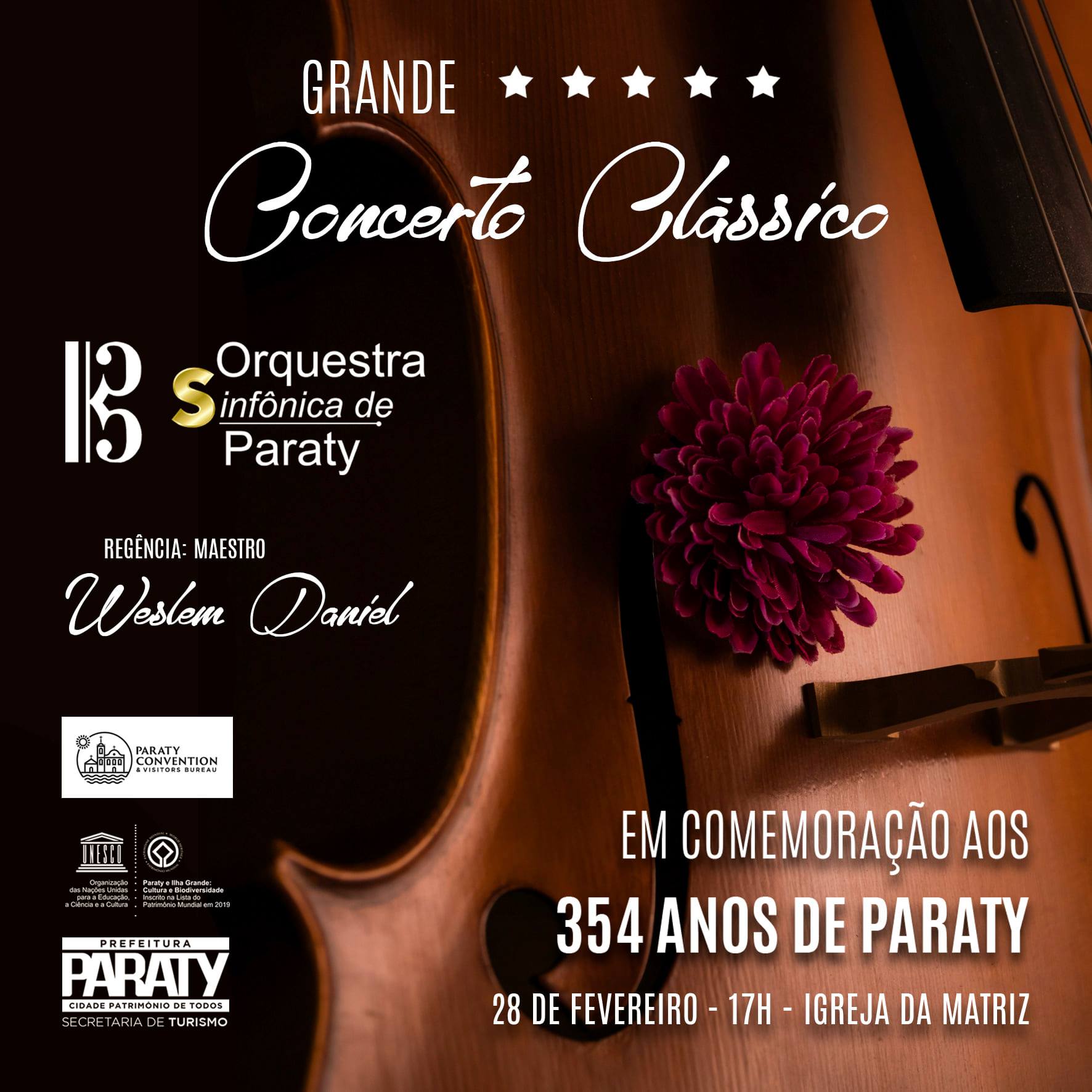 Estréia da Orquestra Sinfônica de Paraty – OSP