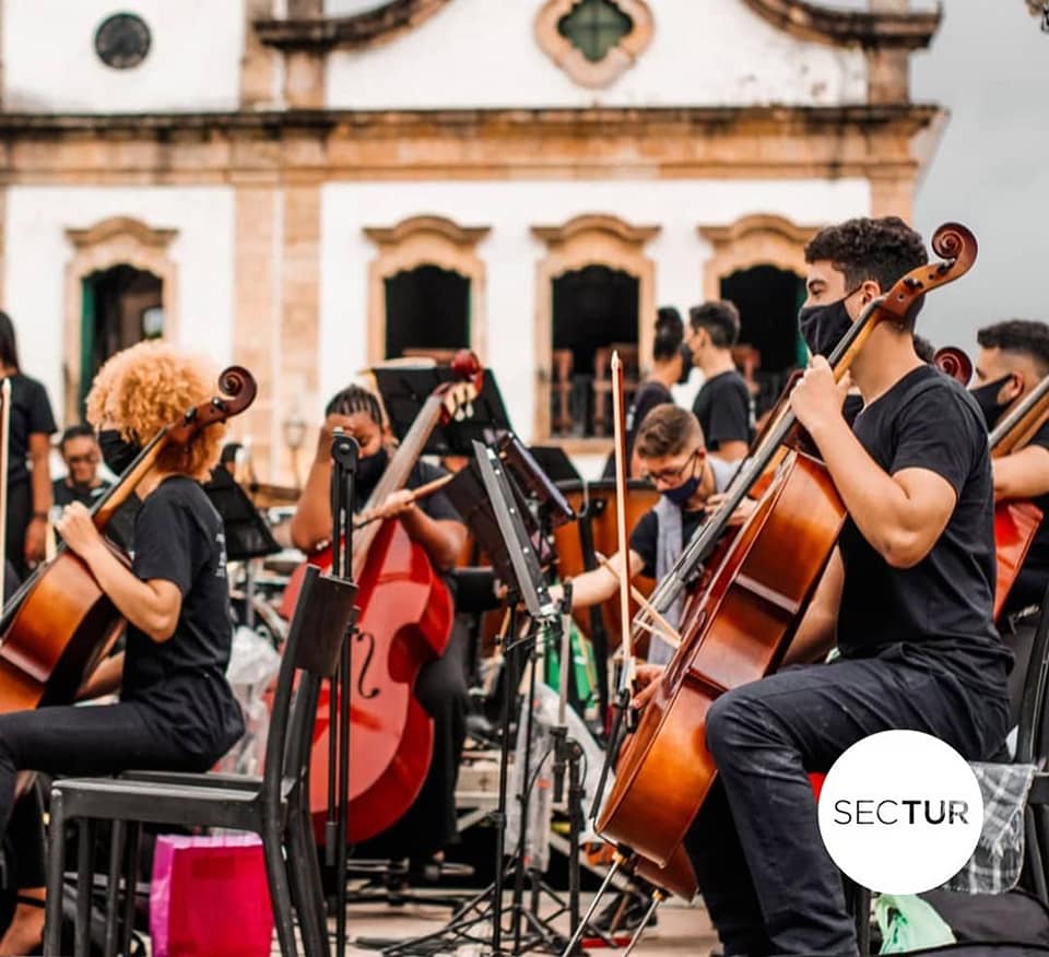 Orquesta Sinfônica de Paraty a céu aberto