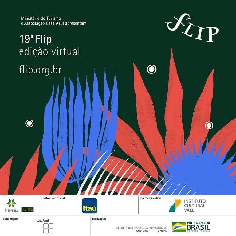 Amanhã teremos o início da programação da 19ª Flip – Edição Virtual!