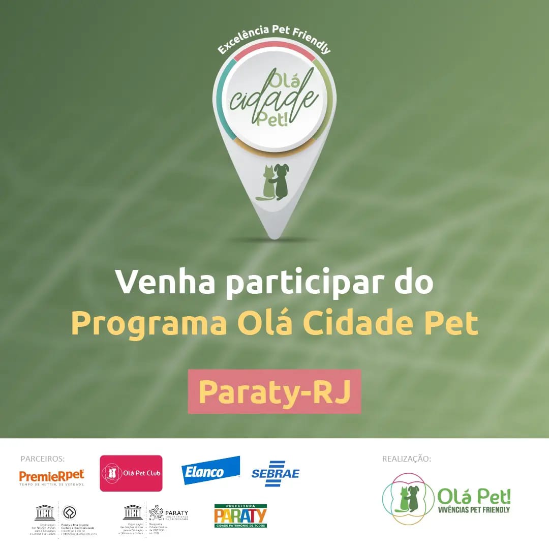 Participe do Programa Olá Cidade Pet!