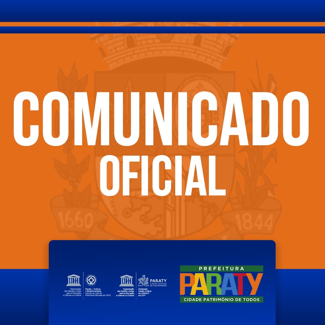 A Prefeitura de Paraty divulga as atualizações da CCR RioSP