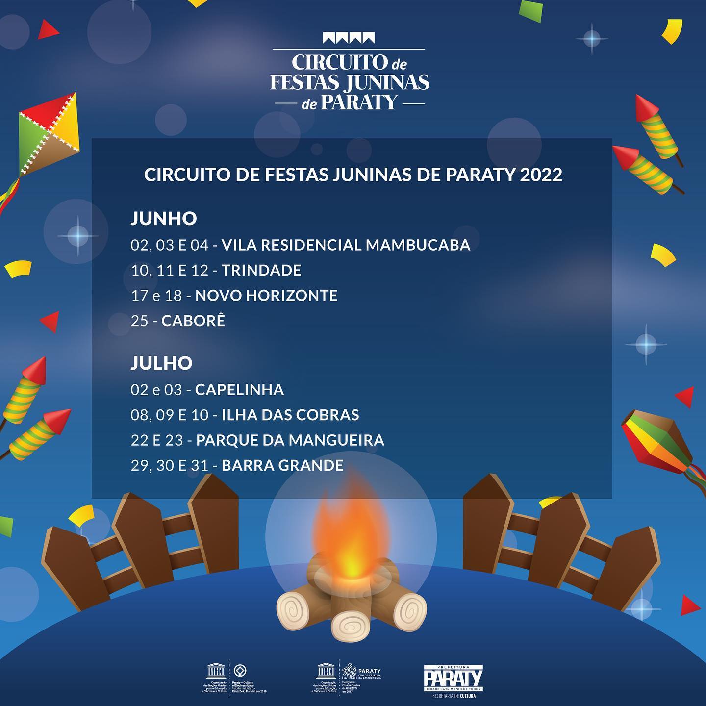 I Circuito de Festas Juninas de Paraty