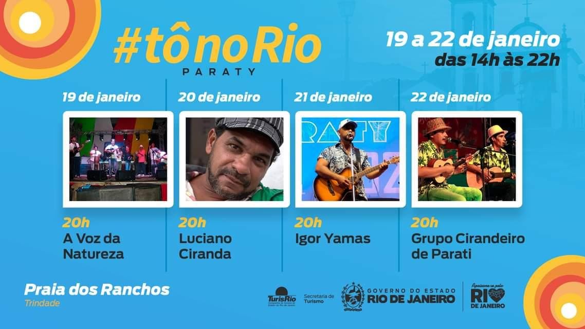Projeto Verão #tônoRio chega em Paraty
