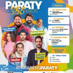 Paraty comemora aniversário de 356 anos com grandes shows